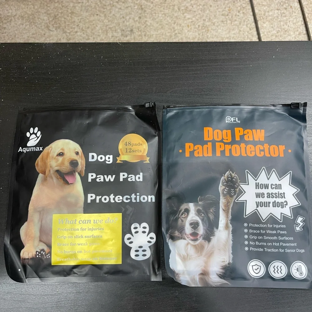Black Dog Paw Pad Protection For dogs 60-80 lbs
